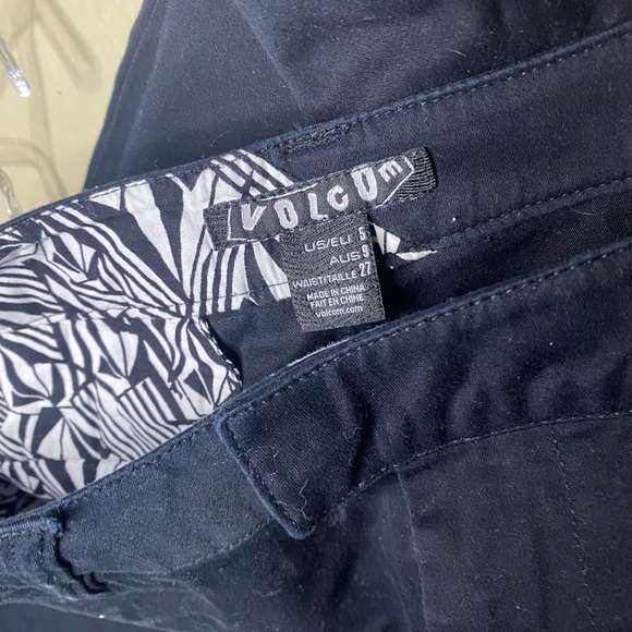 Volcom Black Pants - Picture 2 of 3